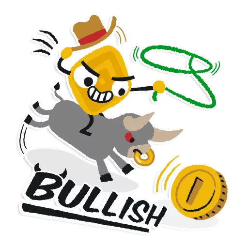 🐂 Стикер «Binance» для Telegram