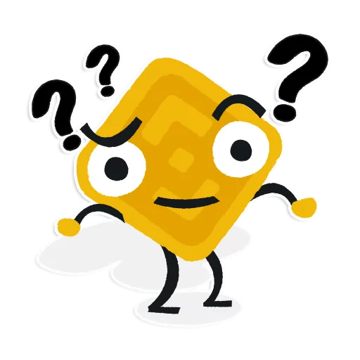 🤔 Стикер «Binance» для Telegram