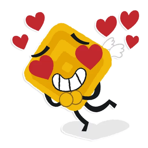 😍 Стикер «Binance» для Telegram