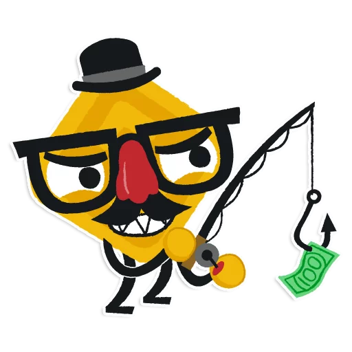 🎣 Стикер «Binance» для Telegram