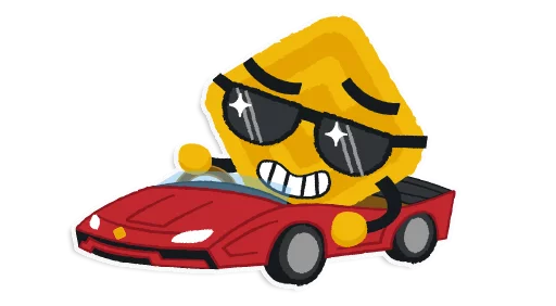 🏎 Стикер «Binance» для Telegram