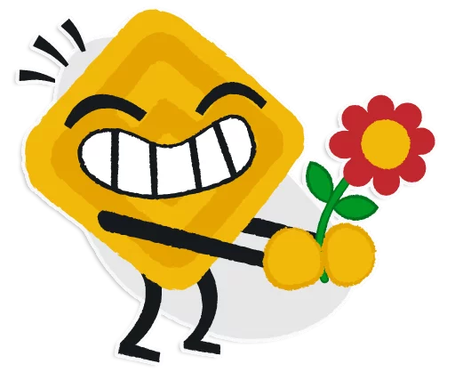 💐 Стикер «Binance» для Telegram
