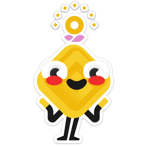 🌷 Стикер «Binance» для Telegram