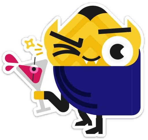🧛‍♀️ Стикер «Binance» для Telegram