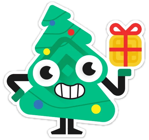 🎄 Стикер «Binance» для Telegram