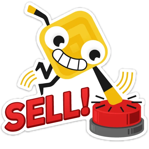 📤 Стикер «Binance» для Telegram