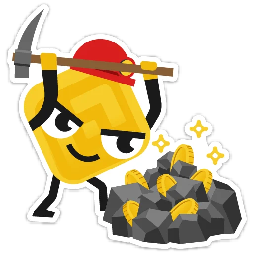 💪 Стикер «Binance» для Telegram