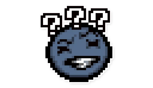 ❔ Стикер «The binding of Isaac» для Telegram