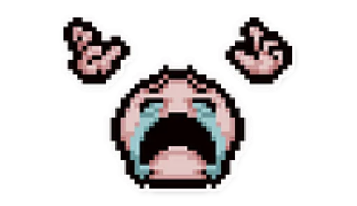 😭 Стикер «The binding of Isaac» для Telegram