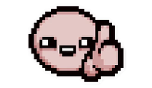 👍 Стикер «The binding of Isaac» для Telegram