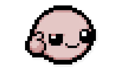 🤯 Стикер «The binding of Isaac» для Telegram