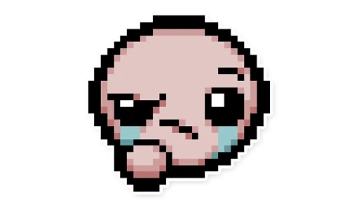 🤔 Стикер «The binding of Isaac» для Telegram