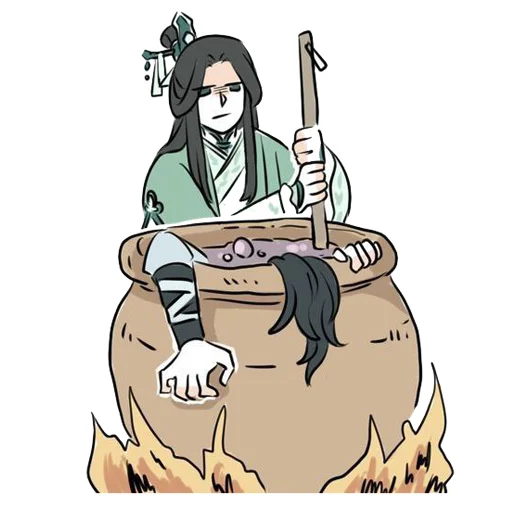 😨 Стикер «Бинцю» для Telegram