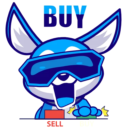🤑 Стикер «Bionic Inu» для Telegram