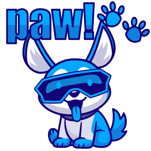 🐕 Стикер «Bionic Inu» для Telegram