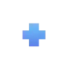 ➕ Эмодзи «Синие буквы с градиентом» для Telegram