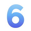 6️⃣ Эмодзи «Синие буквы с градиентом» для Telegram