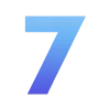 7️⃣ Эмодзи «Синие буквы с градиентом» для Telegram