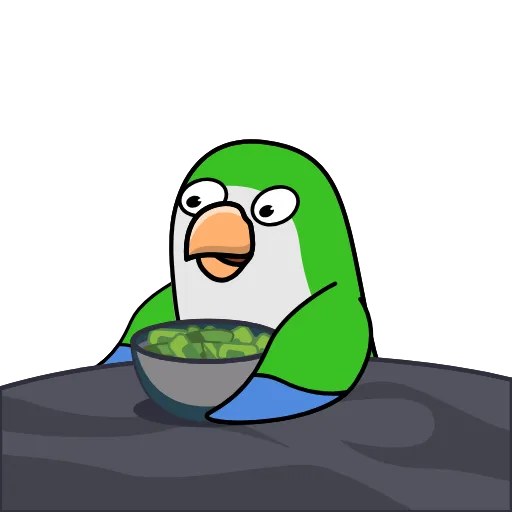 😮 Стикер «Birb Animated» для Telegram