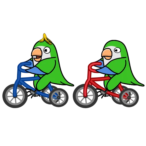 🚲 Стикер «Birb Animated» для Telegram