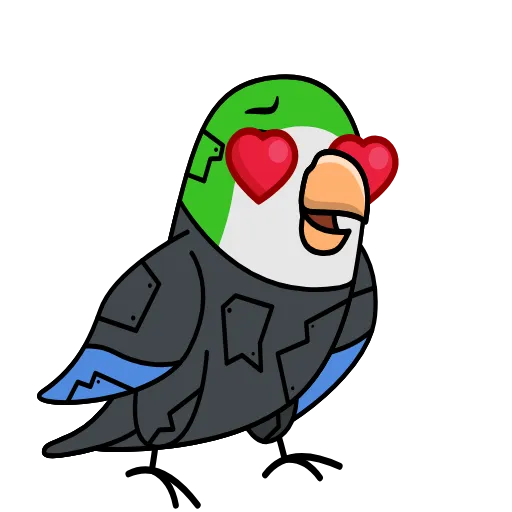 ♥️ Стикер «Birb Animated» для Telegram