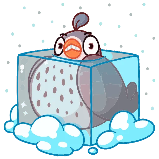 🥶 Эмодзи «Птичка» для Telegram