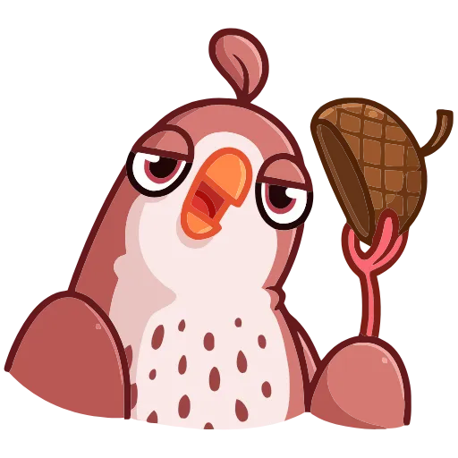 🙂 Эмодзи «Птичка» для Telegram