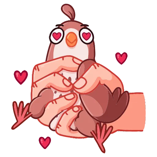 🥰 Эмодзи «Птичка» для Telegram