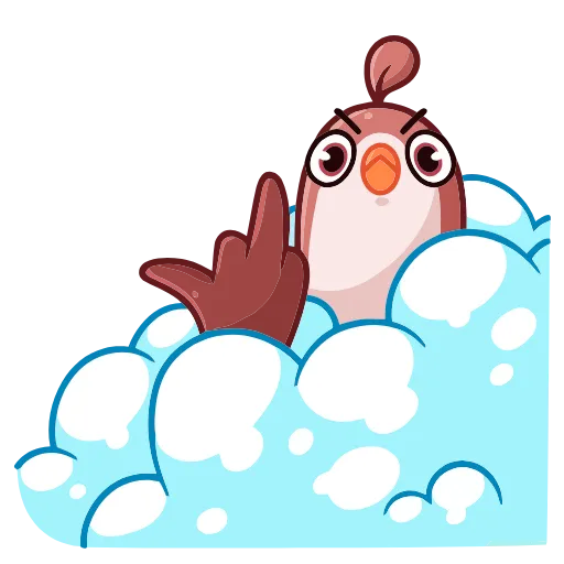 🖕 Эмодзи «Птичка» для Telegram