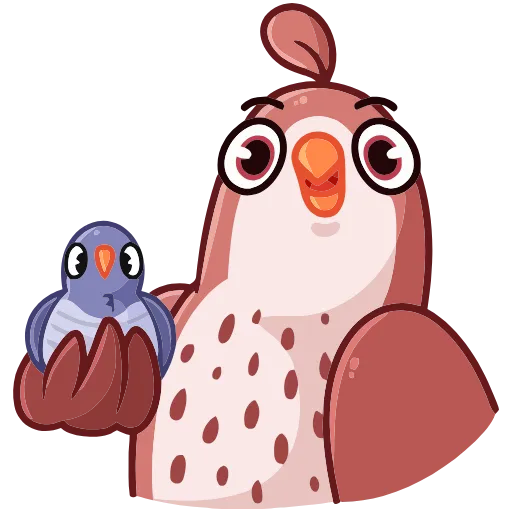 🙂 Эмодзи «Птичка» для Telegram