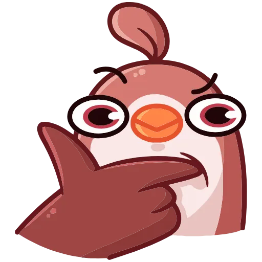 🤔 Эмодзи «Птичка» для Telegram