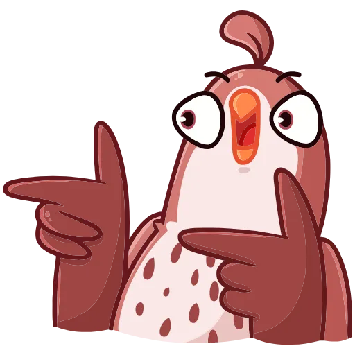 😉 Эмодзи «Птичка» для Telegram