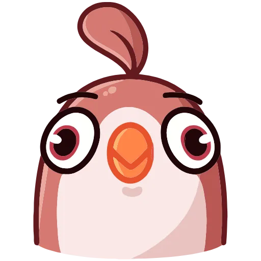 😐 Эмодзи «Птичка» для Telegram