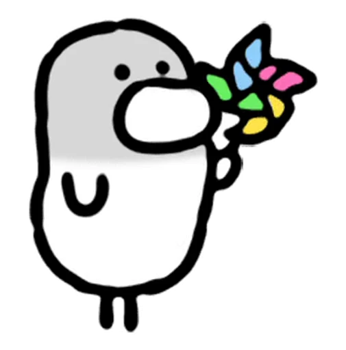 Стикерпак birb для Telegram