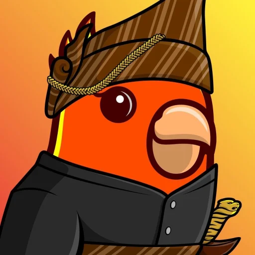 ❤️ Стикер «Bird» для Telegram