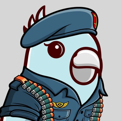 🥇 Стикер «Bird» для Telegram