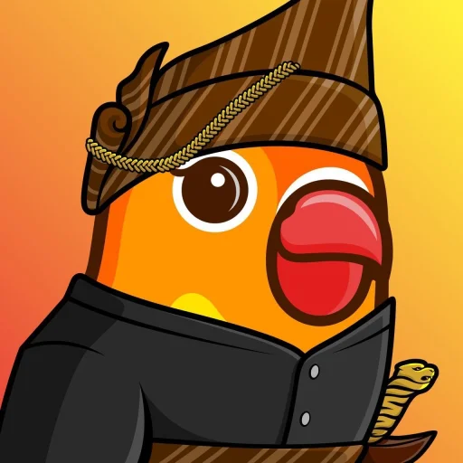 ❤️ Стикер «Bird» для Telegram