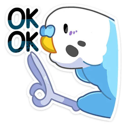 👌 Стикер «Попуги» для Telegram