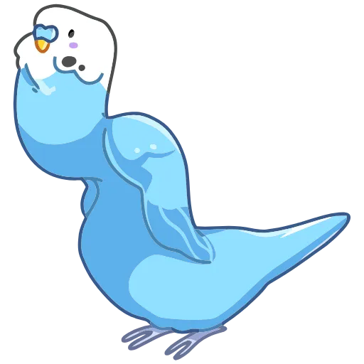 😓 Эмодзи «Попуги» для Telegram