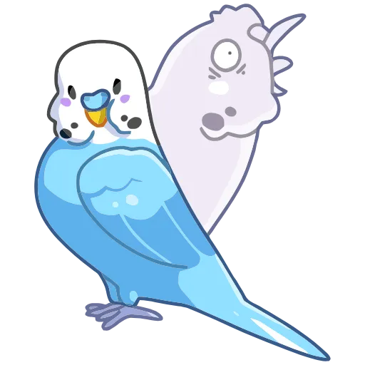 😱 Эмодзи «Попуги» для Telegram