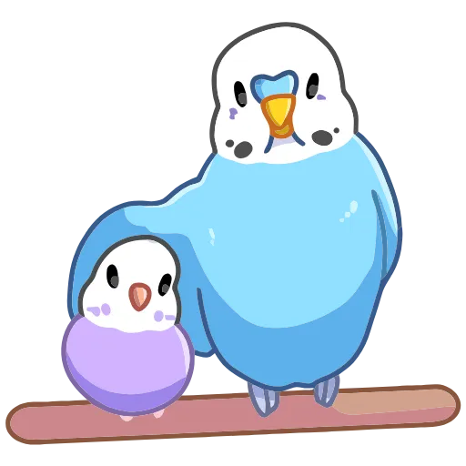 🦜 Эмодзи «Попуги» для Telegram