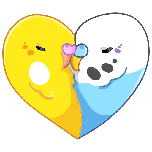 ❤️ Эмодзи «Попуги» для Telegram