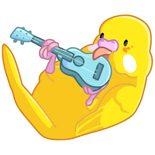 🎸 Эмодзи «Попуги» для Telegram