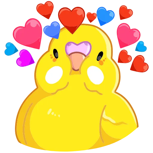❤️ Эмодзи «Попуги» для Telegram