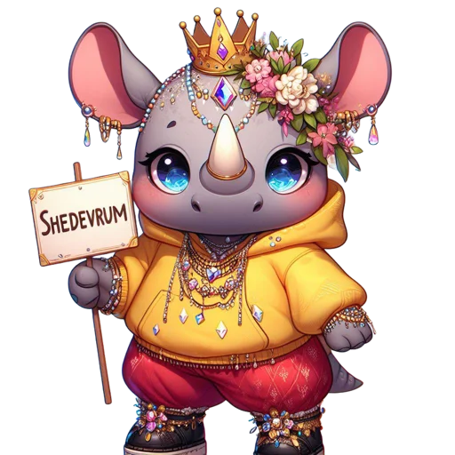 🦏 Стикер «Bird of Happiness» для Telegram