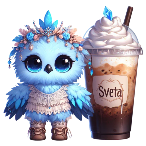 ☕️ Стикер «Bird of Happiness» для Telegram