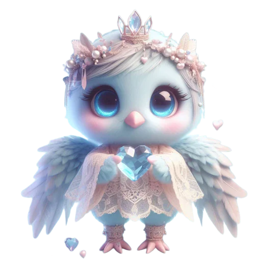 💙 Стикер «Bird of Happiness» для Telegram