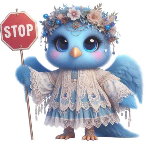 🐦 Стикер «Bird of Happiness» для Telegram