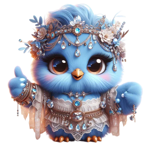 👍 Стикер «Bird of Happiness» для Telegram