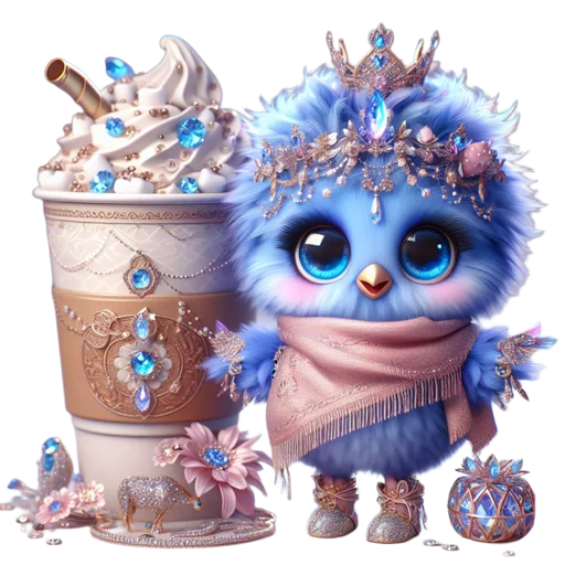 ☕️ Стикер «Bird of Happiness» для Telegram